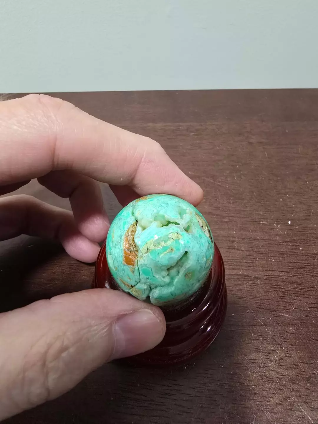 Smithsonite Crystal Sphere 33 mm thumbnail