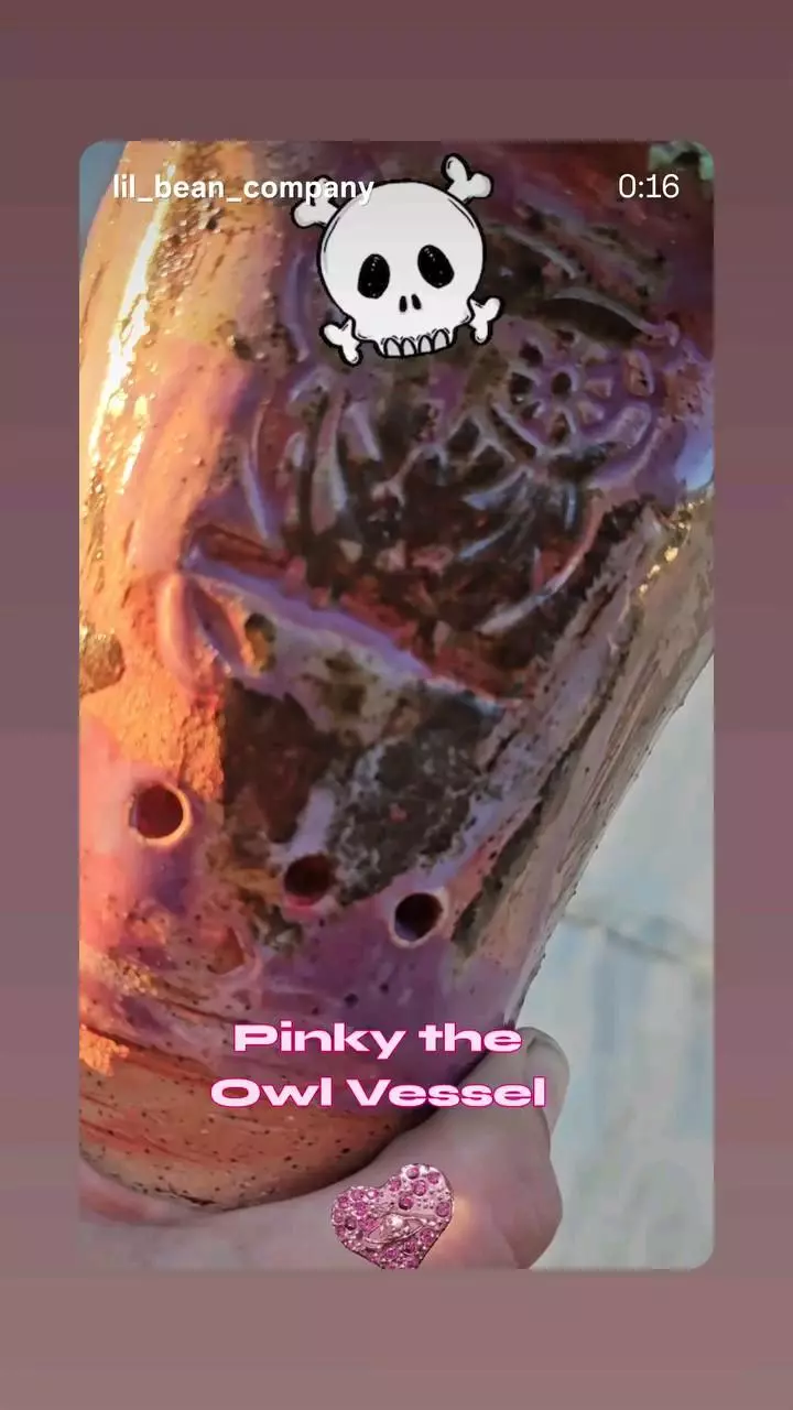 Pinky The Owl Vessel 🦉 ✨️ 🧙‍♀️👽✨️ Hija Del Frijol & Lil Bean Creations 🫘⚡️ thumbnail