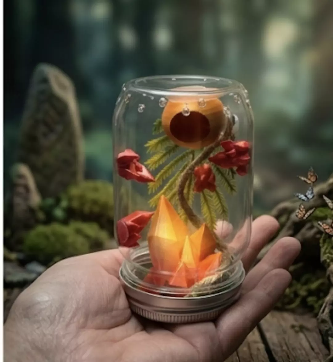 Ember Grotto sling jumping spider temprary enclosure thumbnail