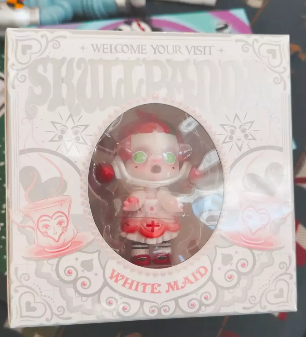 Boxed Skullpanda White Maid unopened. thumbnail