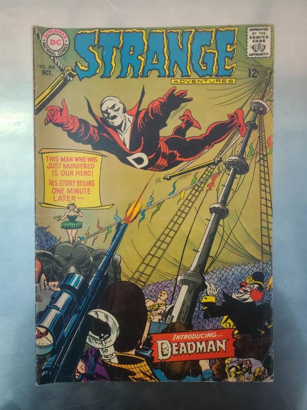 1st app DEADMAN - STRANGE ADVENTURES 205 key issue comic book thumbnail