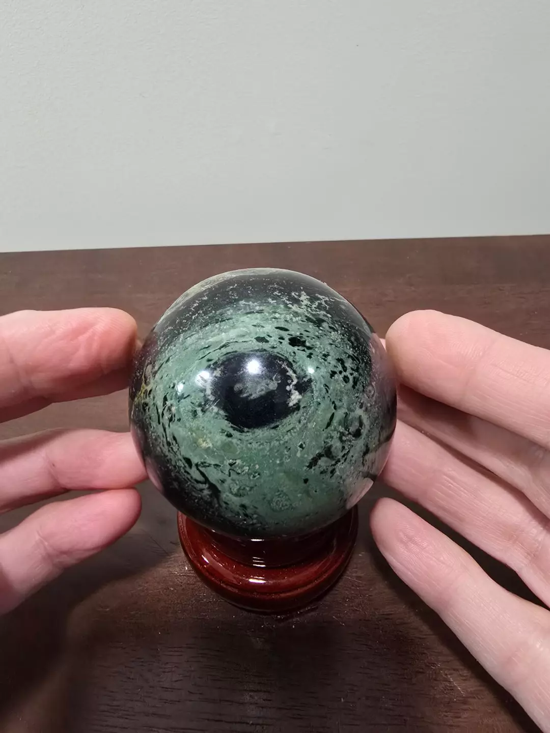 Kambaba Jasper Crystal Sphere 62 mm thumbnail