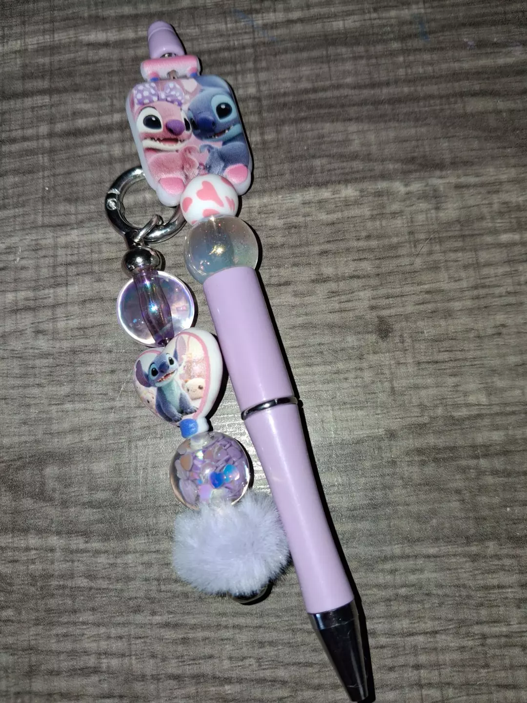 Stitch and Angel Pen and Keychain thumbnail