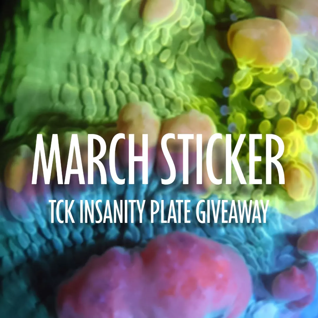 March Sticker 3/12 for the TCK INSANITY PLATE GIVEAWAY thumbnail