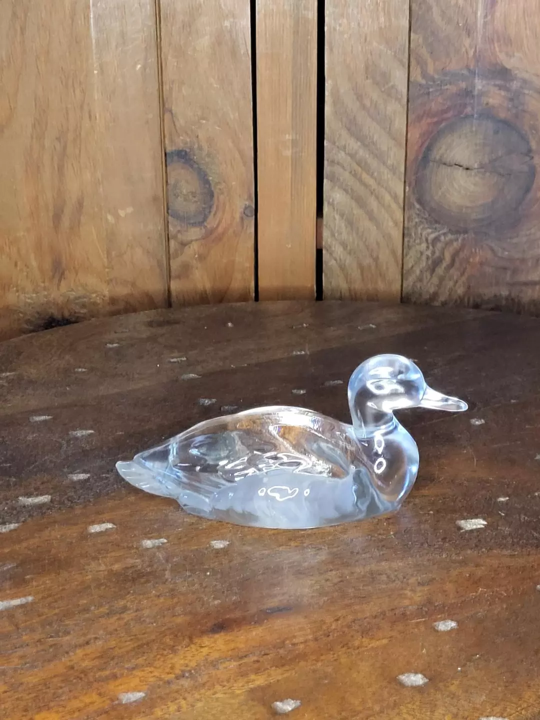 Fenton glass duck thumbnail