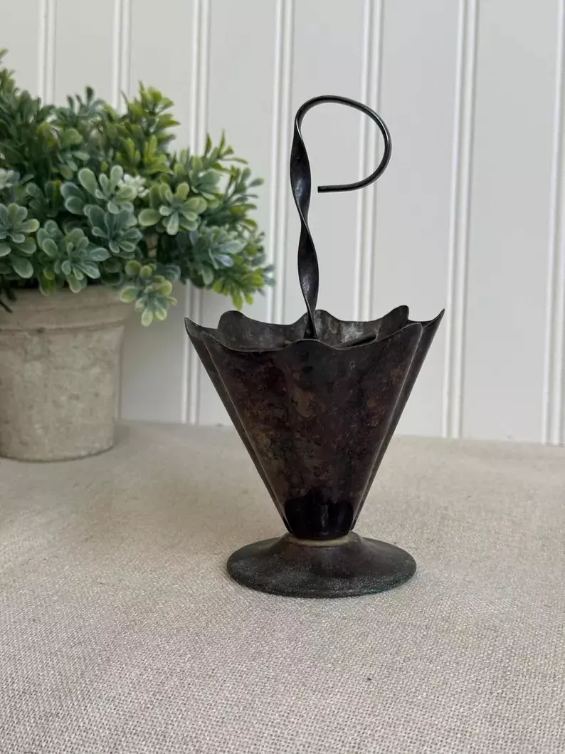 Vintage Silver Plated Umbrella Napkin
Holder thumbnail