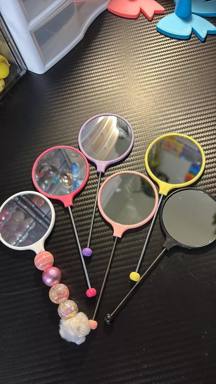 Bead-able Hand Held Mirror thumbnail