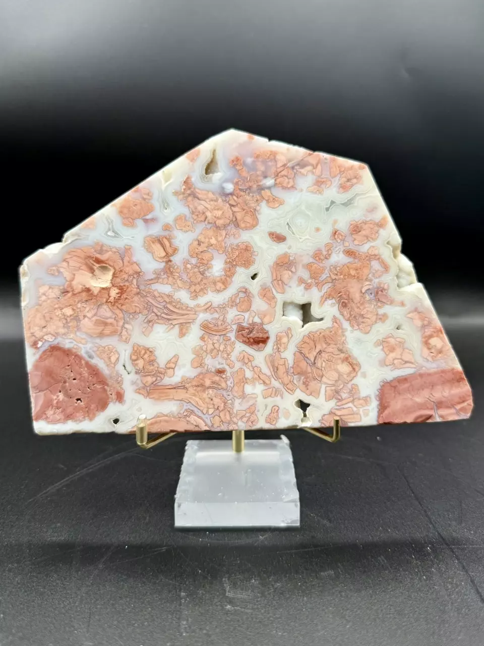 Cotton Candy Agate Slice thumbnail