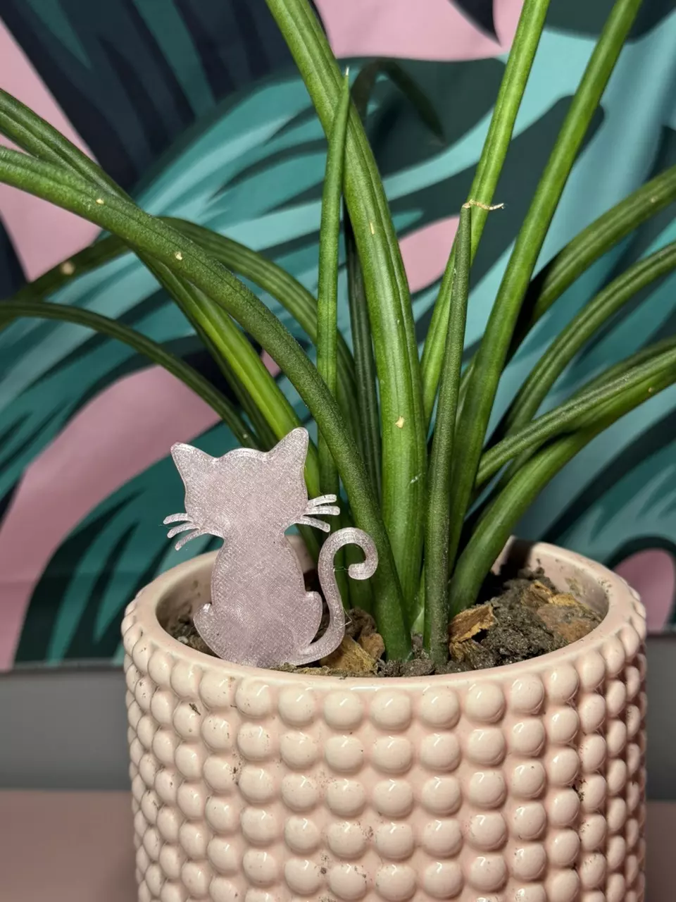 Kitty Pot Buddy | 3d printed | PETG | Choose your color thumbnail