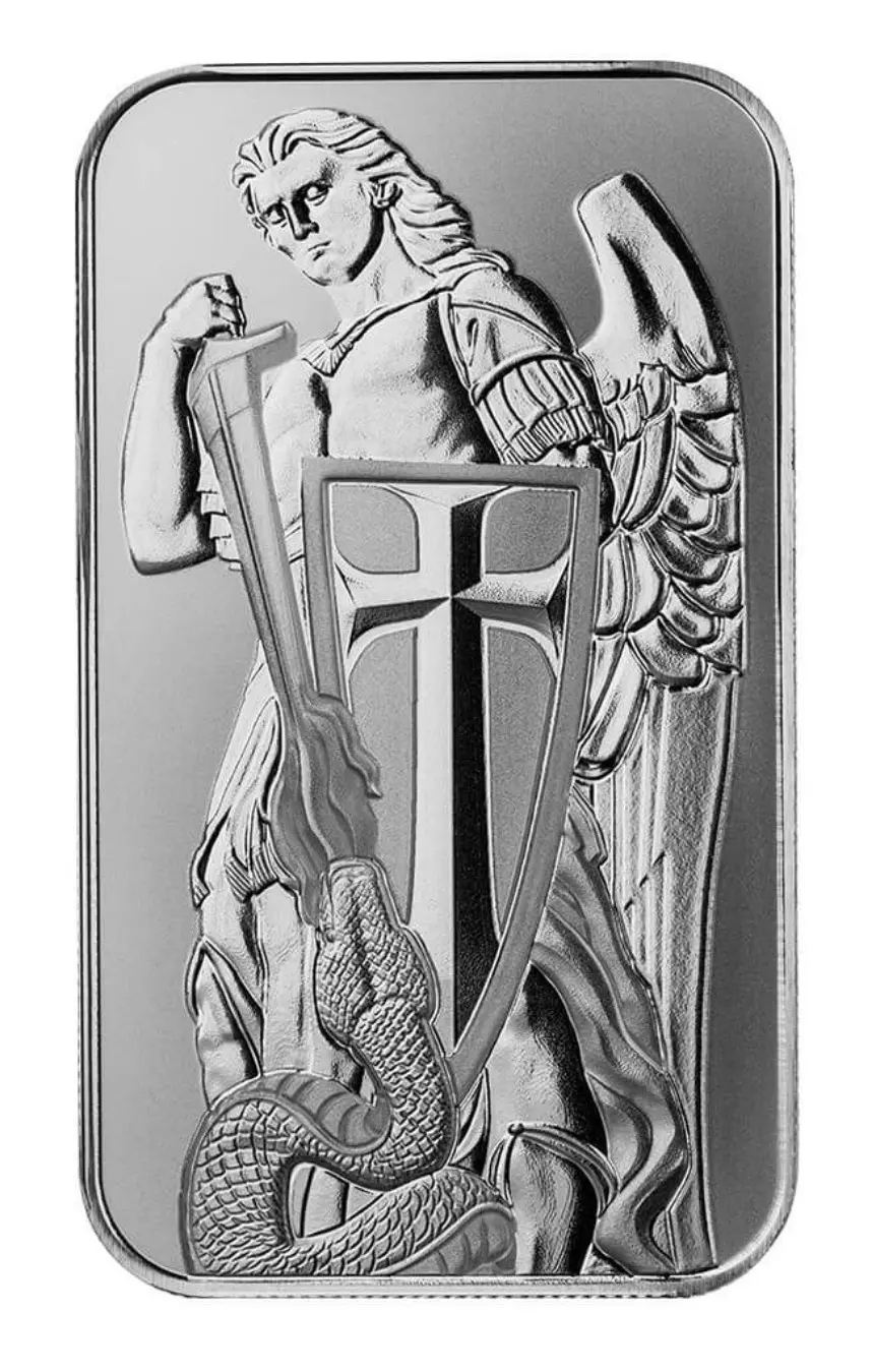 1 oz Silver Archangel Michael by Scottsdale Mint thumbnail