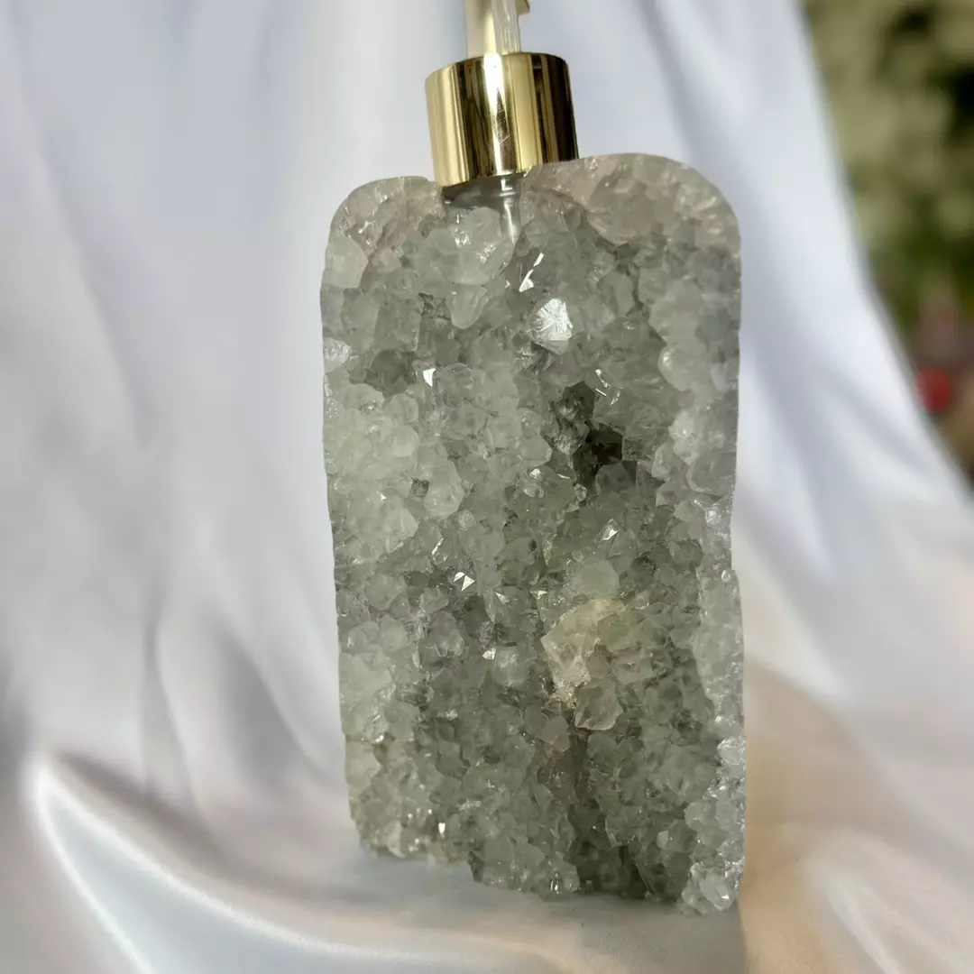 Green Amethyst Soap Dispenser thumbnail