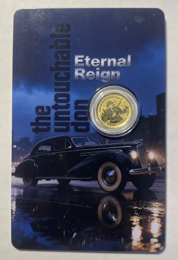 2026 THE UNTOUCHABLE DON- 1/1000th oz. Gold Carded Coin thumbnail