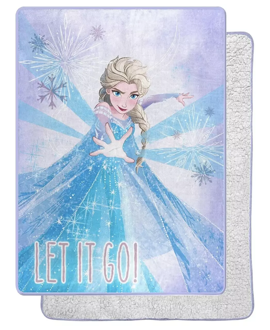 Northwest Frozen Silk Touch Sherpa Throw Blanket, 60" × 80", Frosted Believe thumbnail