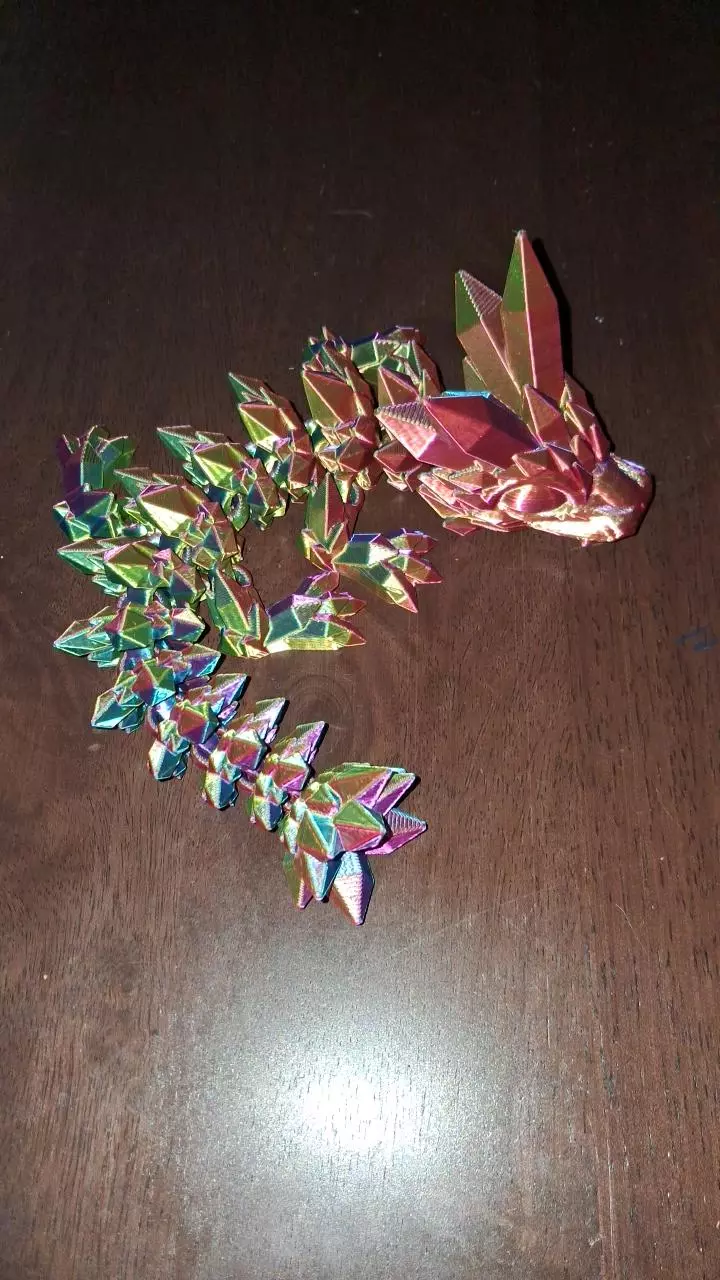 Crystal Dragon 3d Printed thumbnail