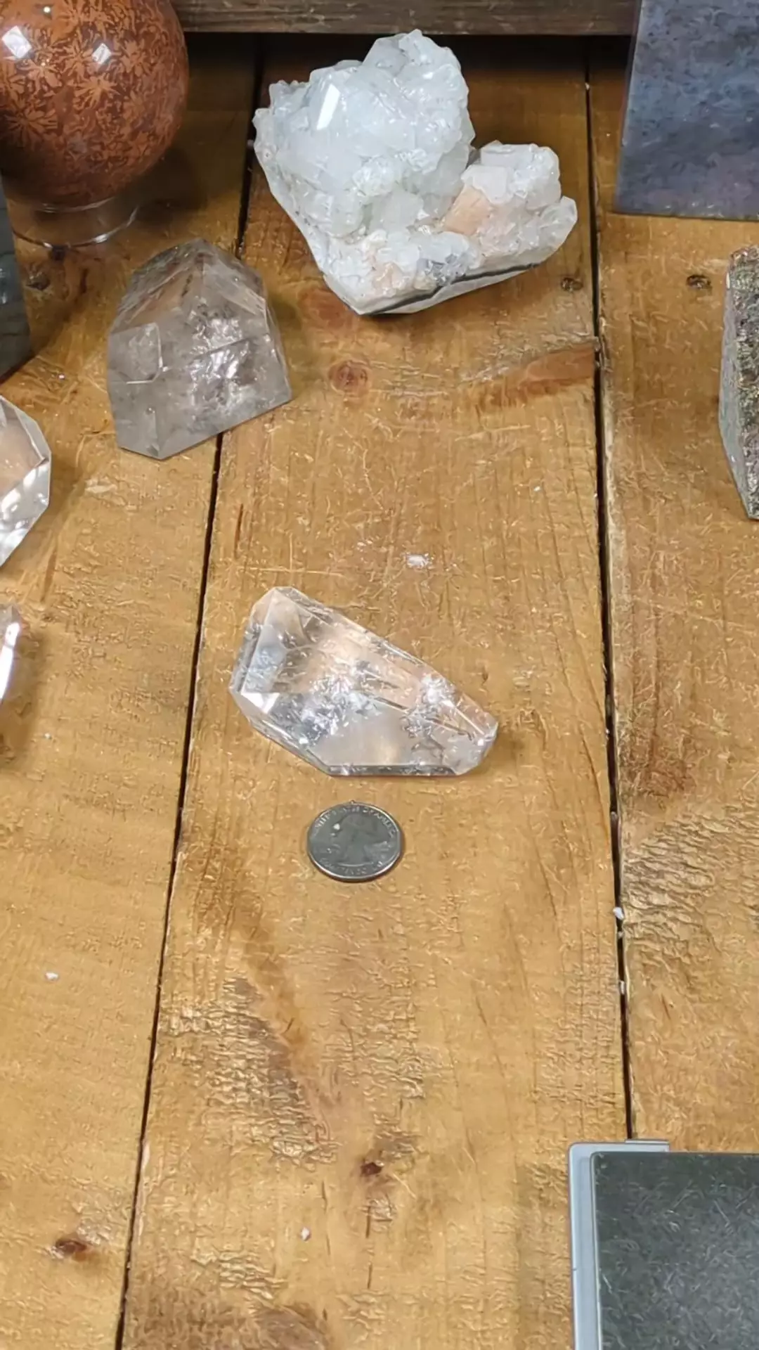 Clear Quartz Freeform ~98 Grams thumbnail