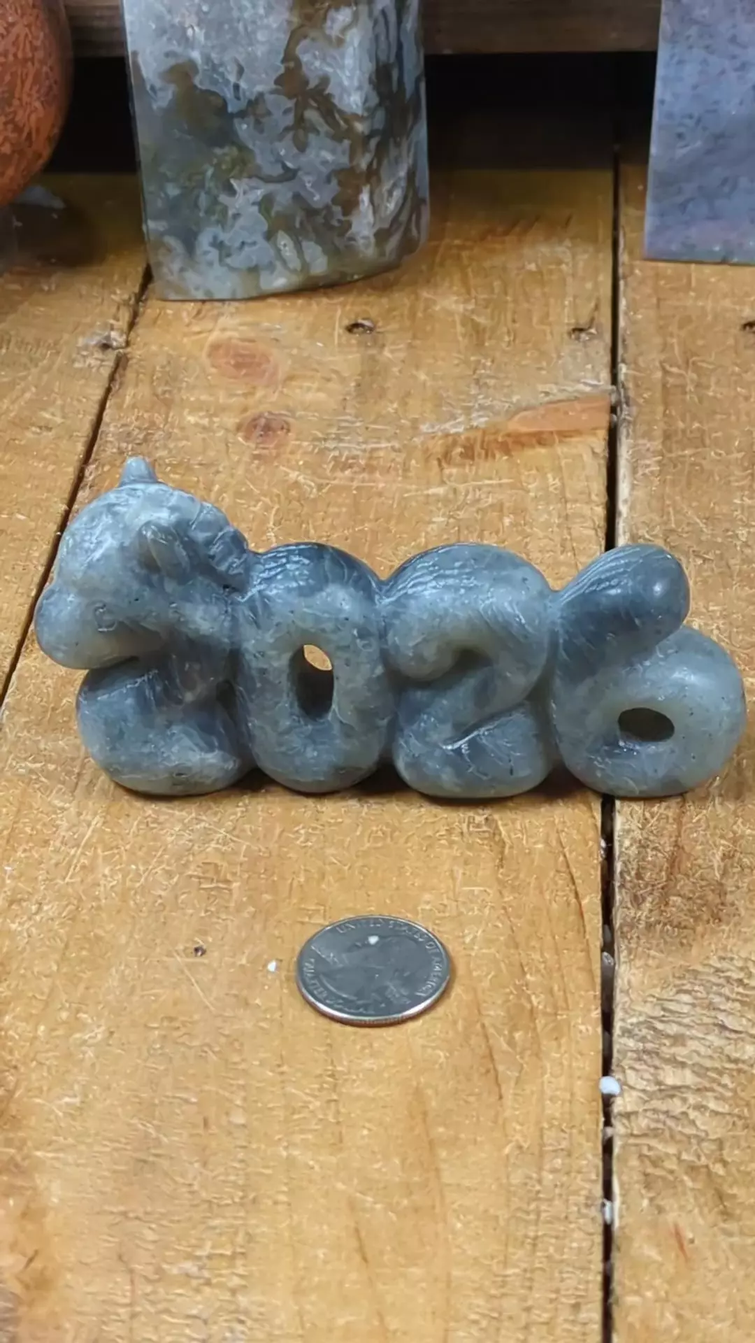 Labradorite 2026 Horse ~224 Grams Was $20 thumbnail
