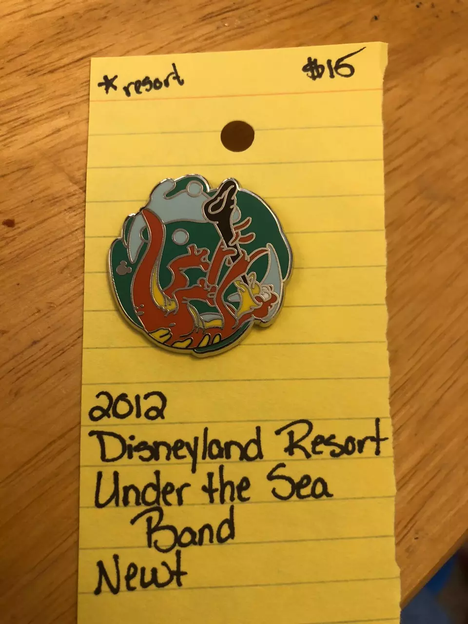 2012 Disney Resort Newt pin thumbnail