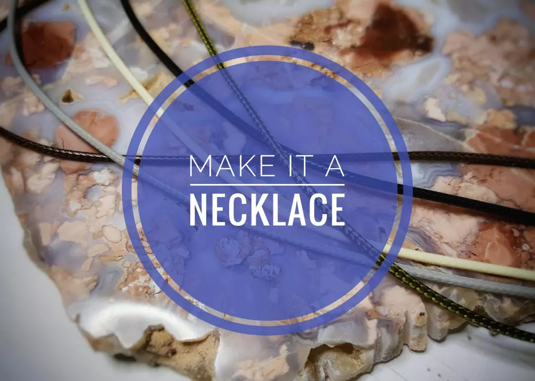 Make it a NECKLACE: 18" woven cable with clasp and extender, mixed neutral color thumbnail