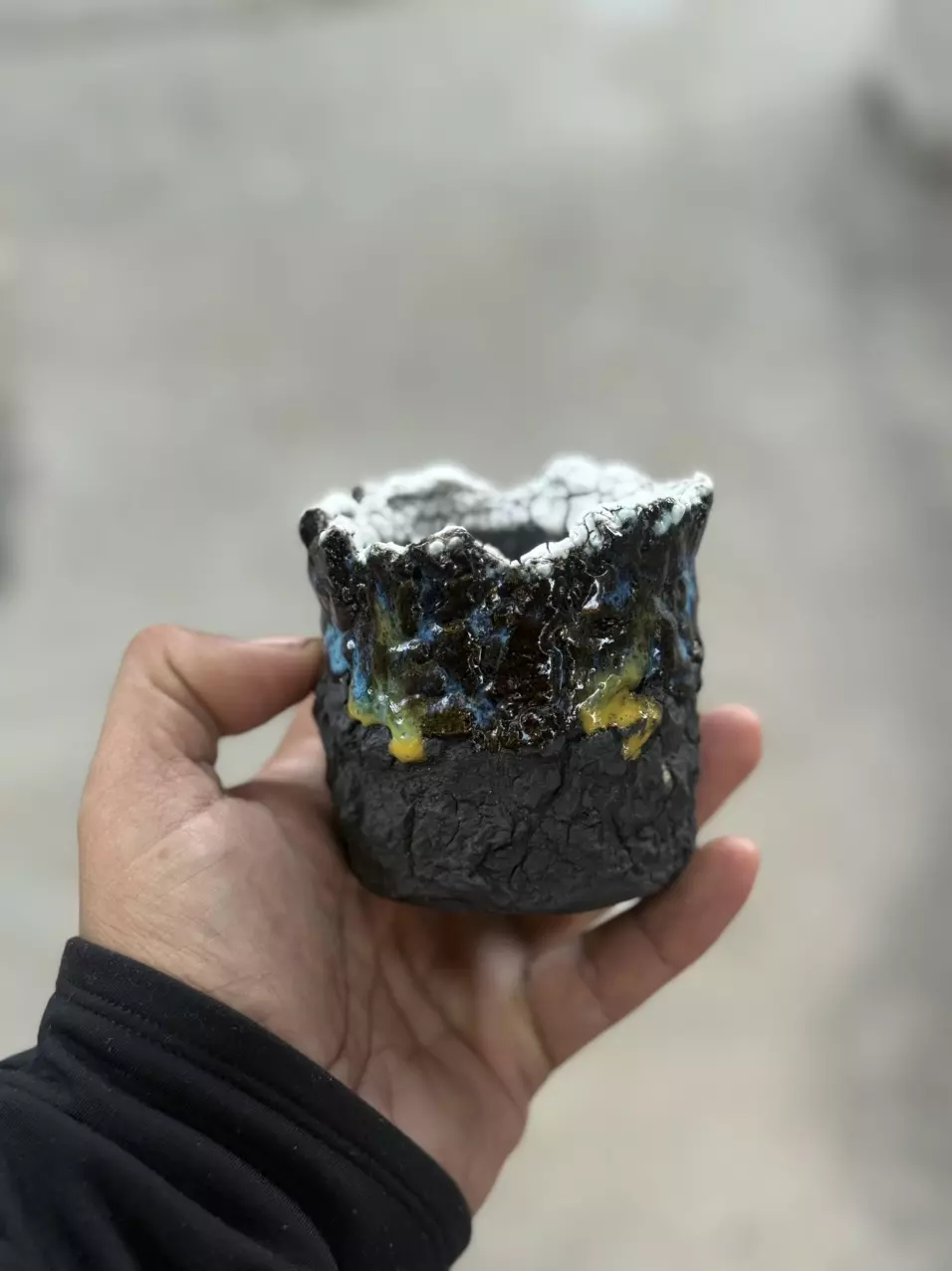 Aqua yellow coconut 3x3 thumbnail