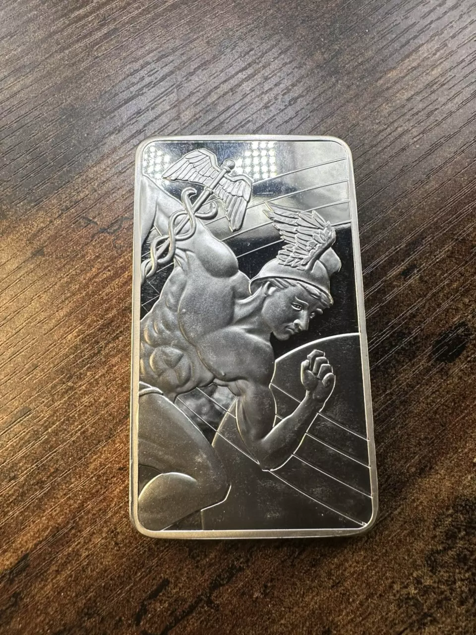 10 oz Sunshine Mercury Silver Bar thumbnail