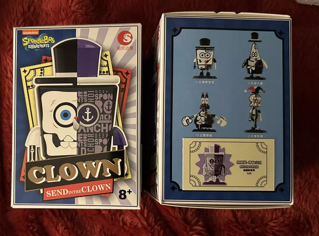 SpongeBob SquarePants Gothic Clown series blind box figure thumbnail