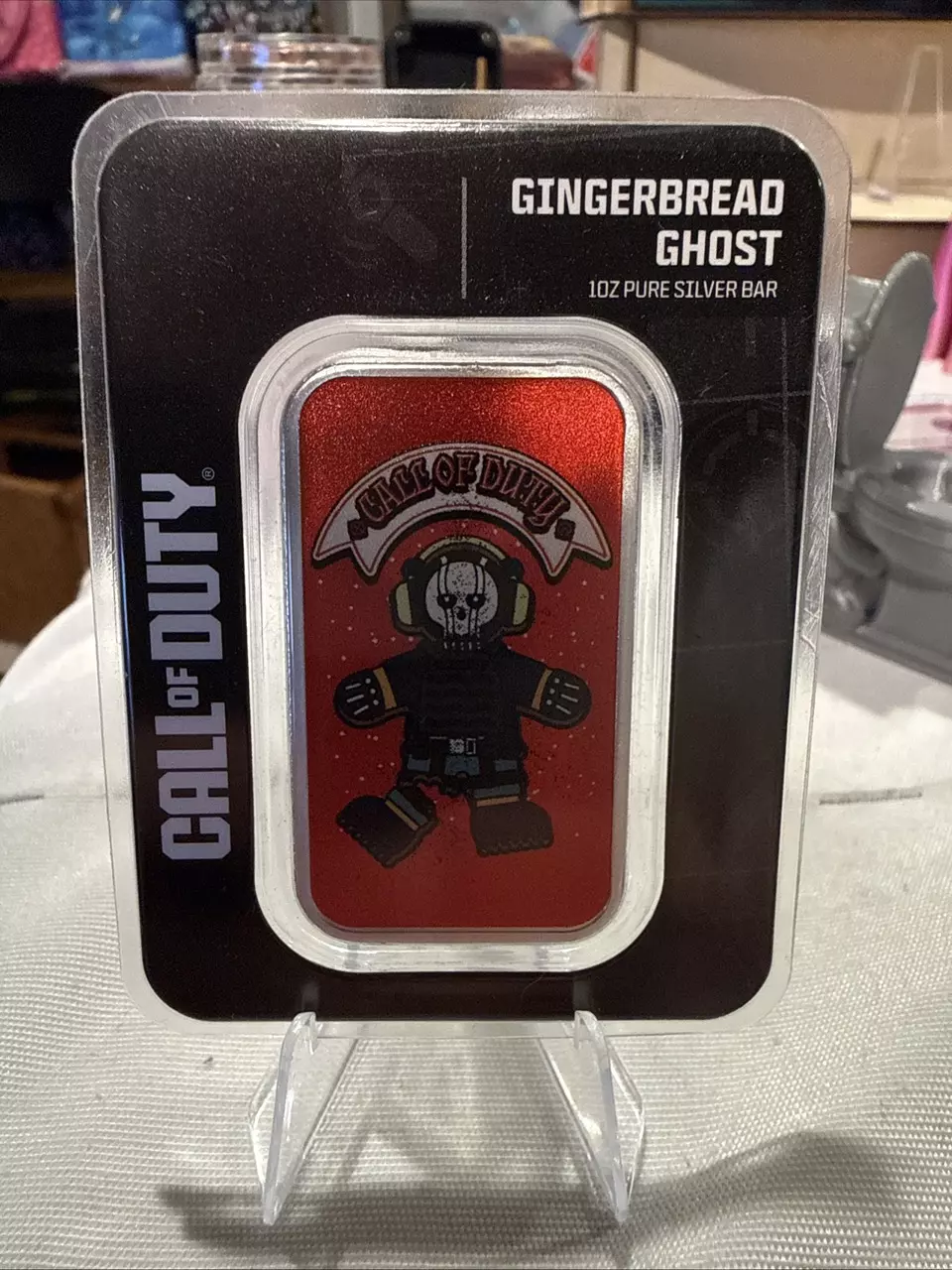 COD Gingerbread Man 1 oz silver thumbnail