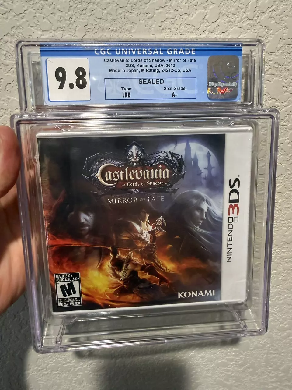 Castelvania 3DS 9.8 sealed thumbnail
