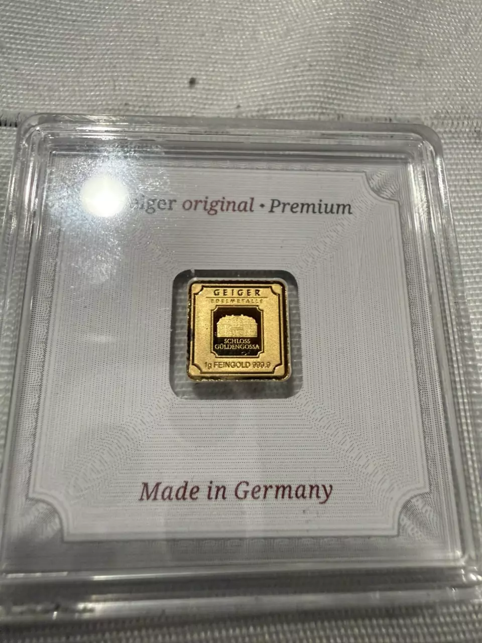 1 gram Geiger Gold thumbnail