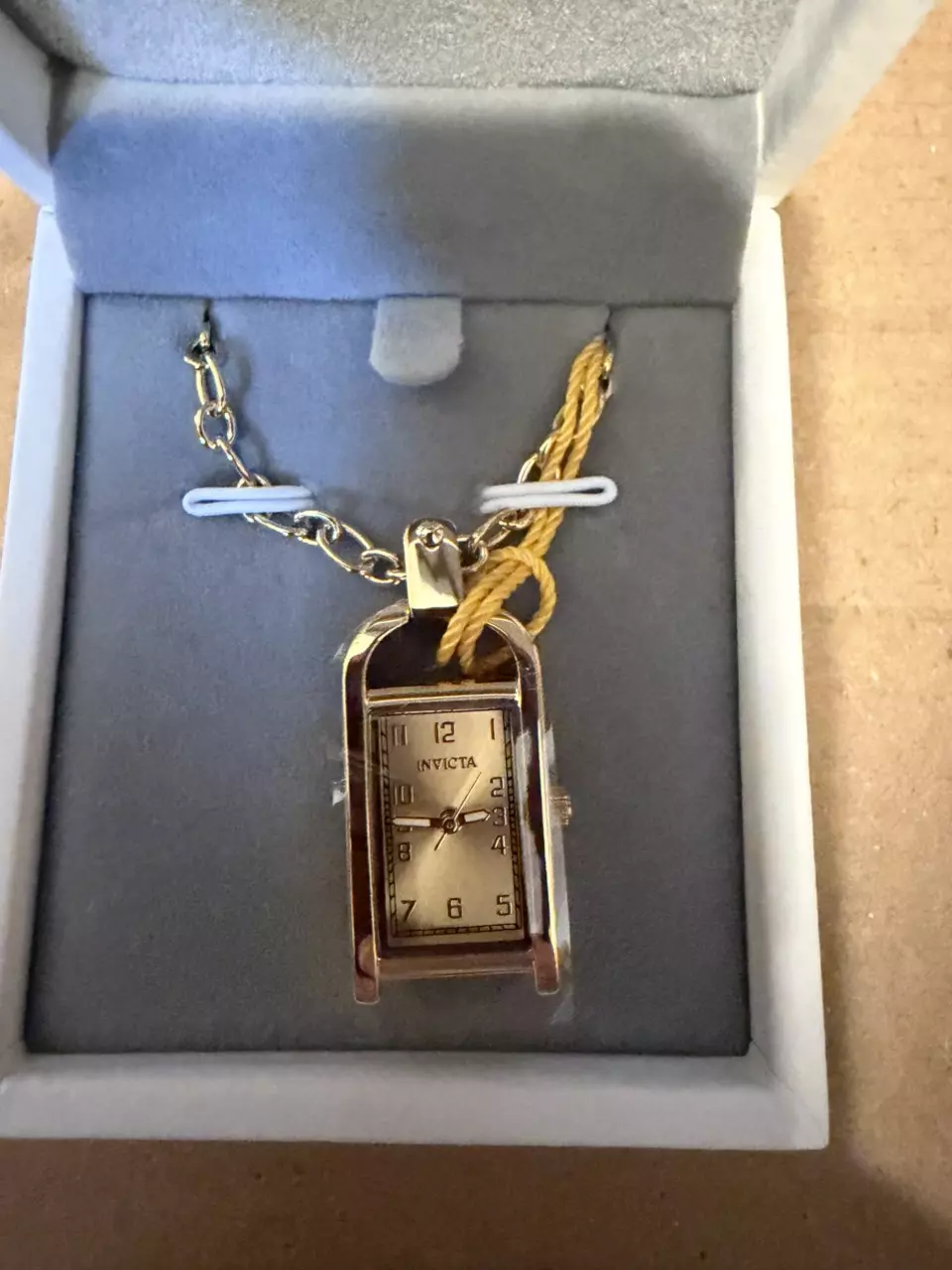 Invicta Neclace Watch Gold thumbnail