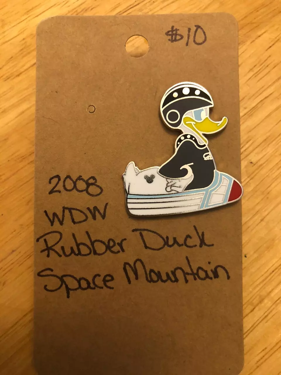 2008 Walt Disney World Rubber Duck Space Mountain pin thumbnail