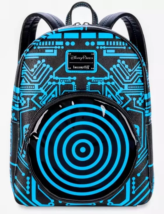 LOUNGEFLY DISNEY PARKS TRON D23 40 TH ANNIVERSARY LIGHT UP BACKPACK (2024) NWT thumbnail