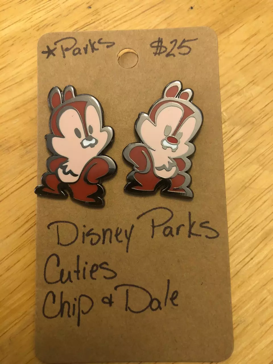 Disney Parks Cuties Chip and Dale pin set thumbnail