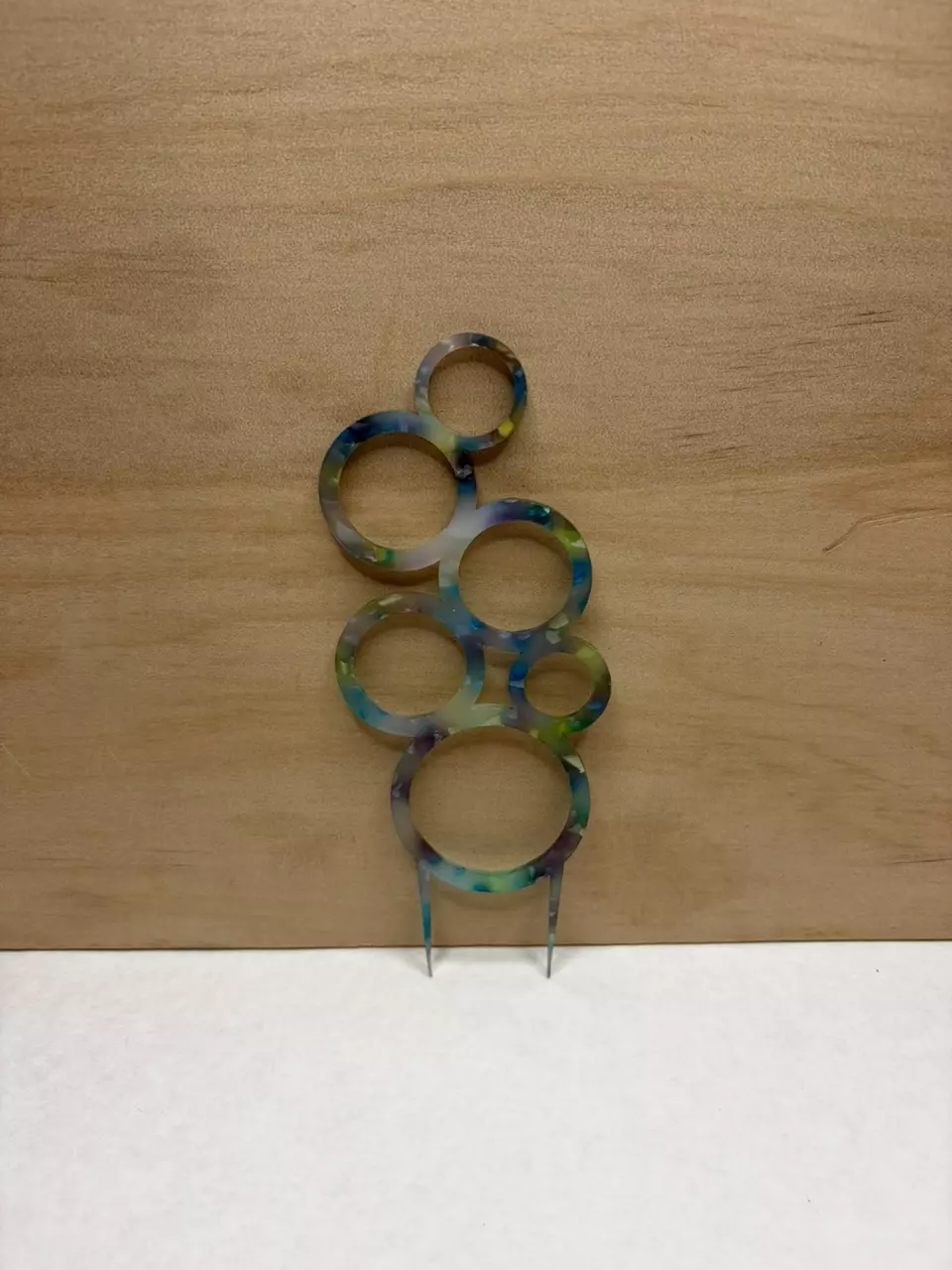 2pk Blackberry Tortoise Shell 6” Bubble Trellis thumbnail