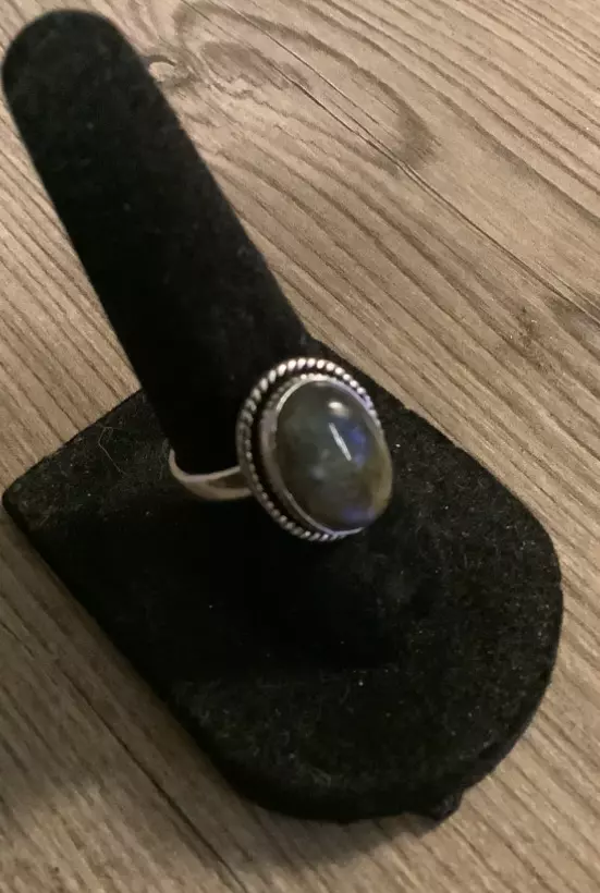 Labradorite Silver Ring Size A thumbnail