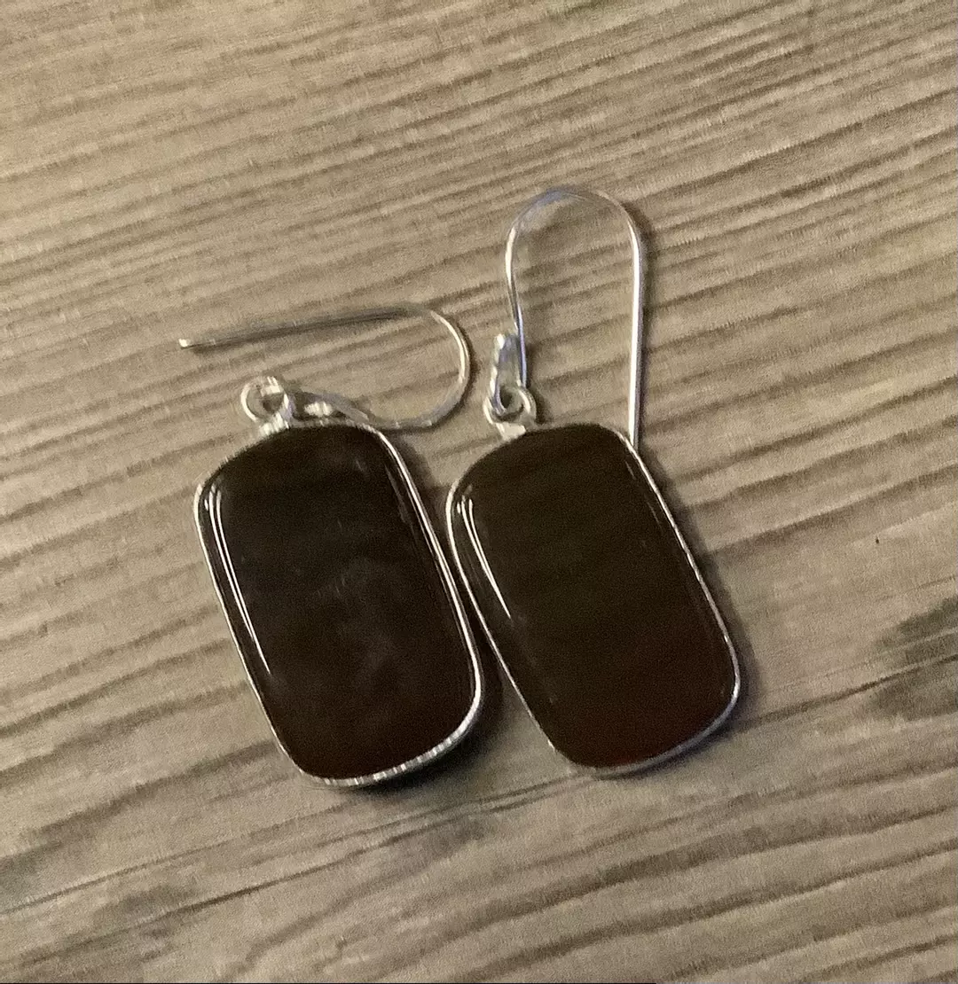 Agate Earrings Set in 925 Silver thumbnail