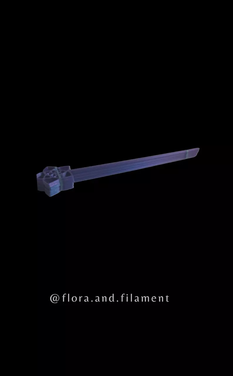 💙💜3D printed hoya flower stakes🌸🌸set of (4)💜💙 thumbnail