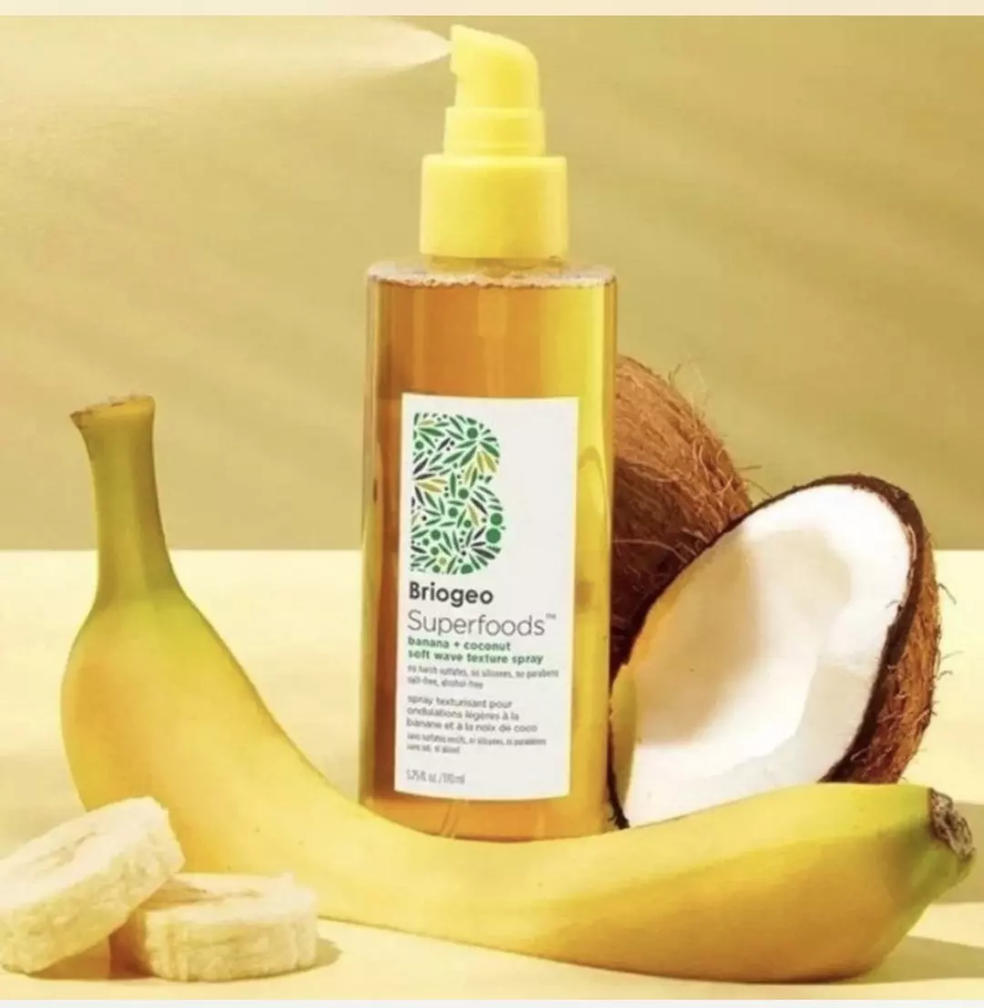 Briogeo Superfoods Banana Coconut Soft Waves Textured Spray 5.75oz New thumbnail