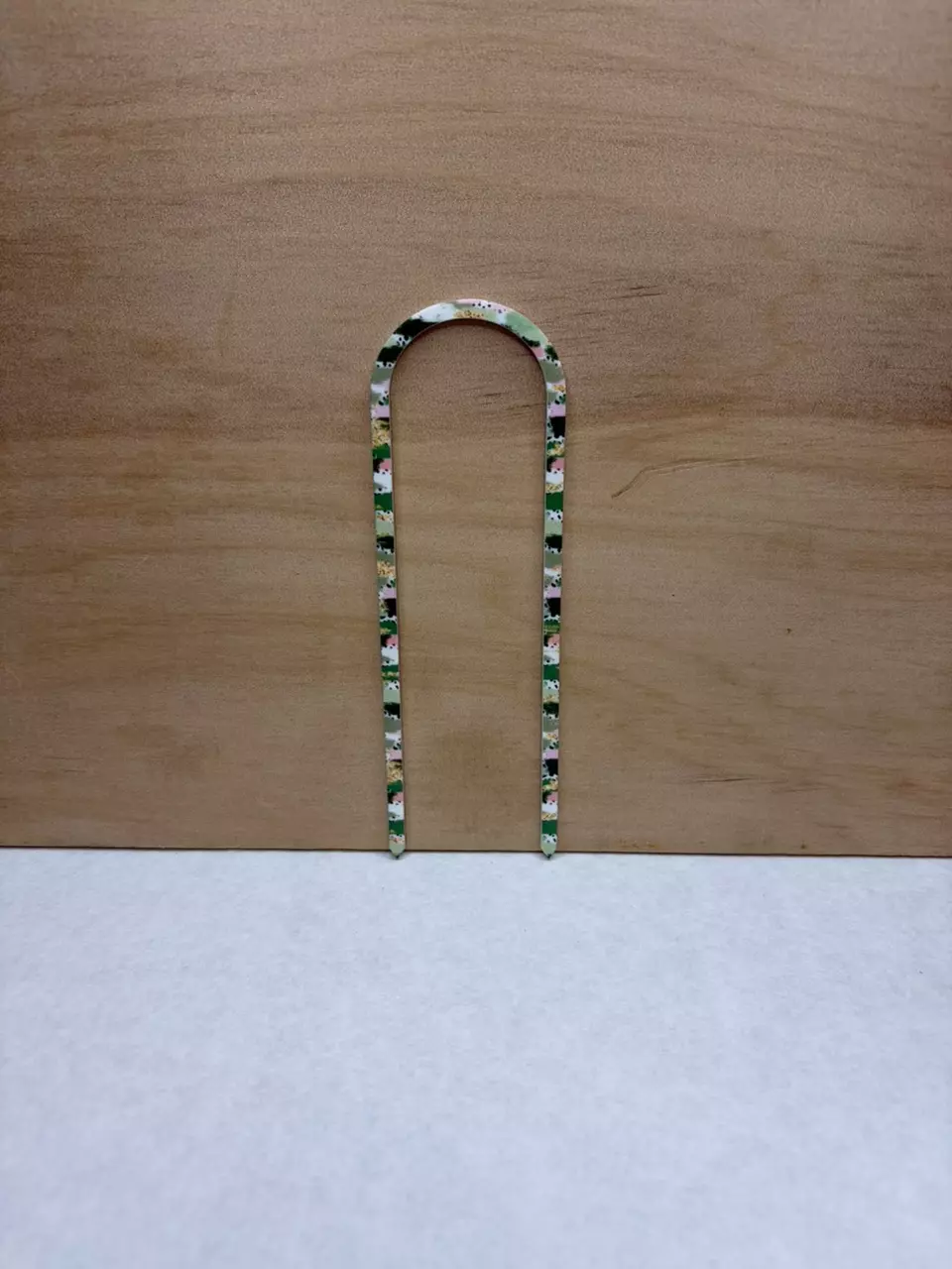 3pk Pink/Green Brush Strokes 6” Rounded Trellis thumbnail