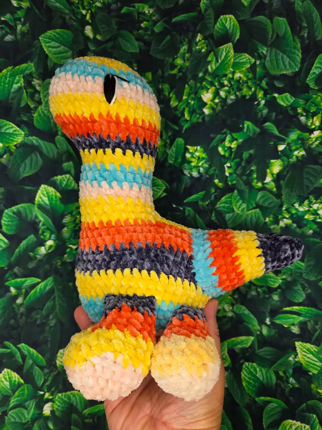 Rainbow colorful brontosaurus thumbnail
