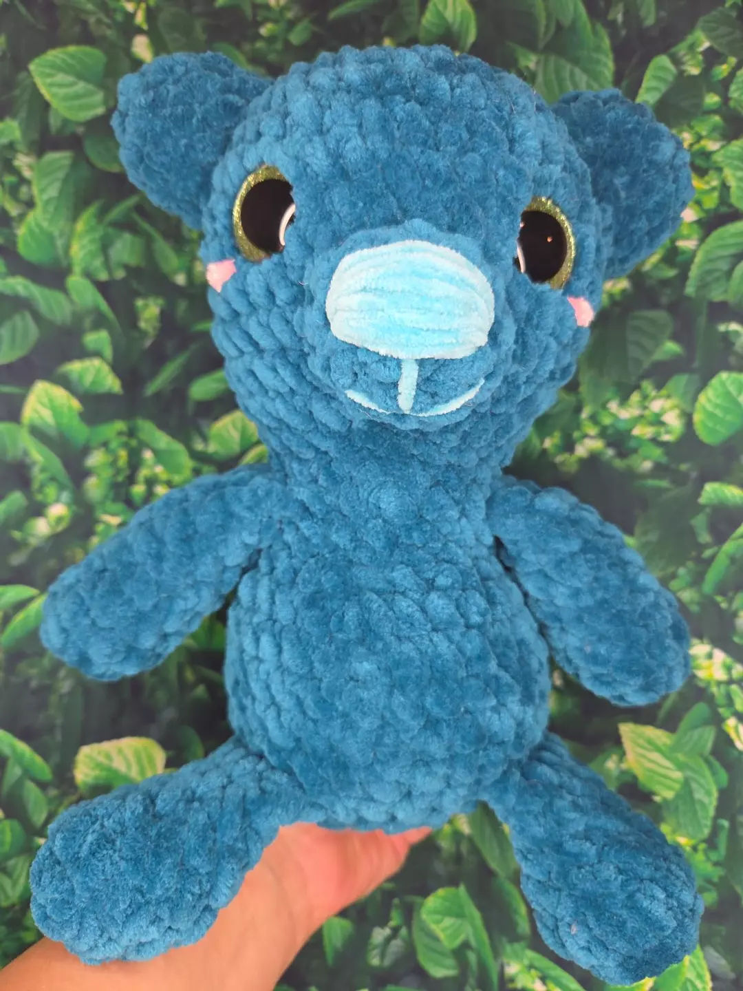 dark Aqua Bear with hear thumbnail