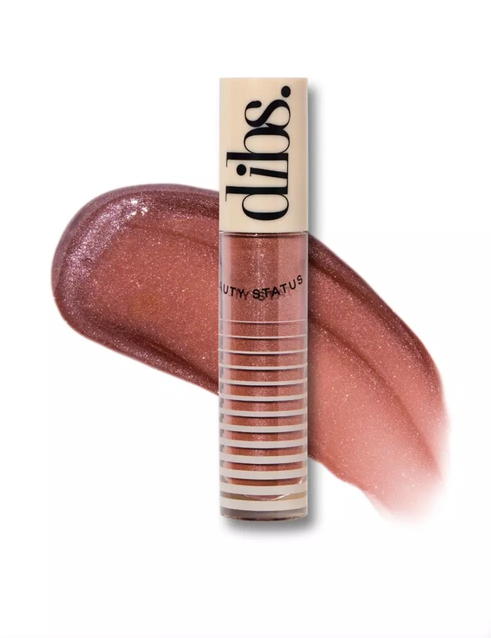 Dibs Go To Glossy Balm Mims MIMS- Warm Mauve Shimmer thumbnail