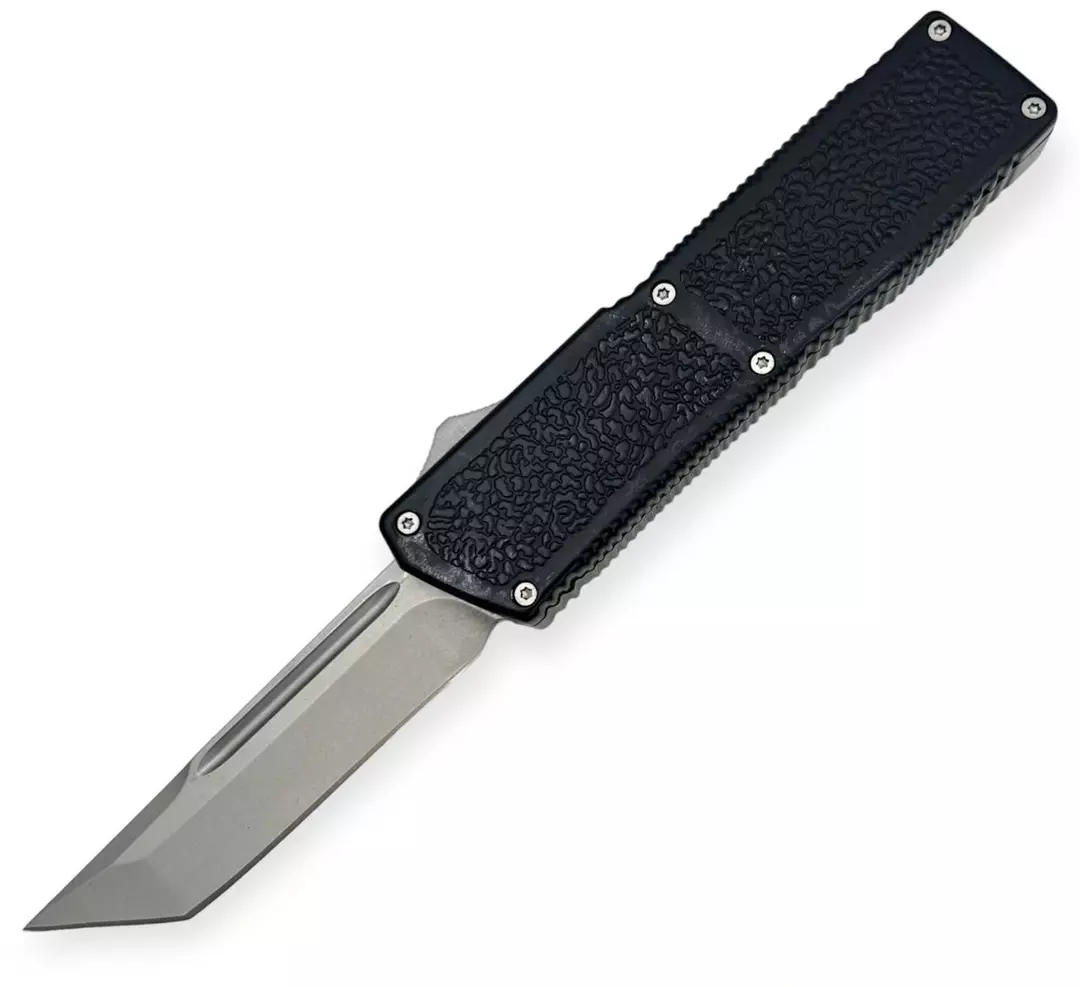 Lighting OTF Knife Black Tanto Blade thumbnail