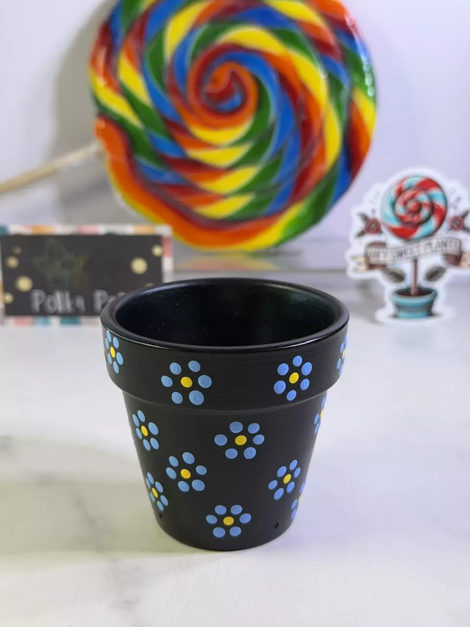 Blue Daisies 2.5 inches thumbnail