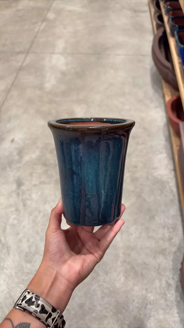 4″ – Glazed Bonsai Pots – Cascade - B thumbnail