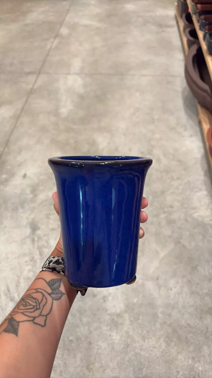 4″ – Glazed Bonsai Pots – Cascade - A thumbnail