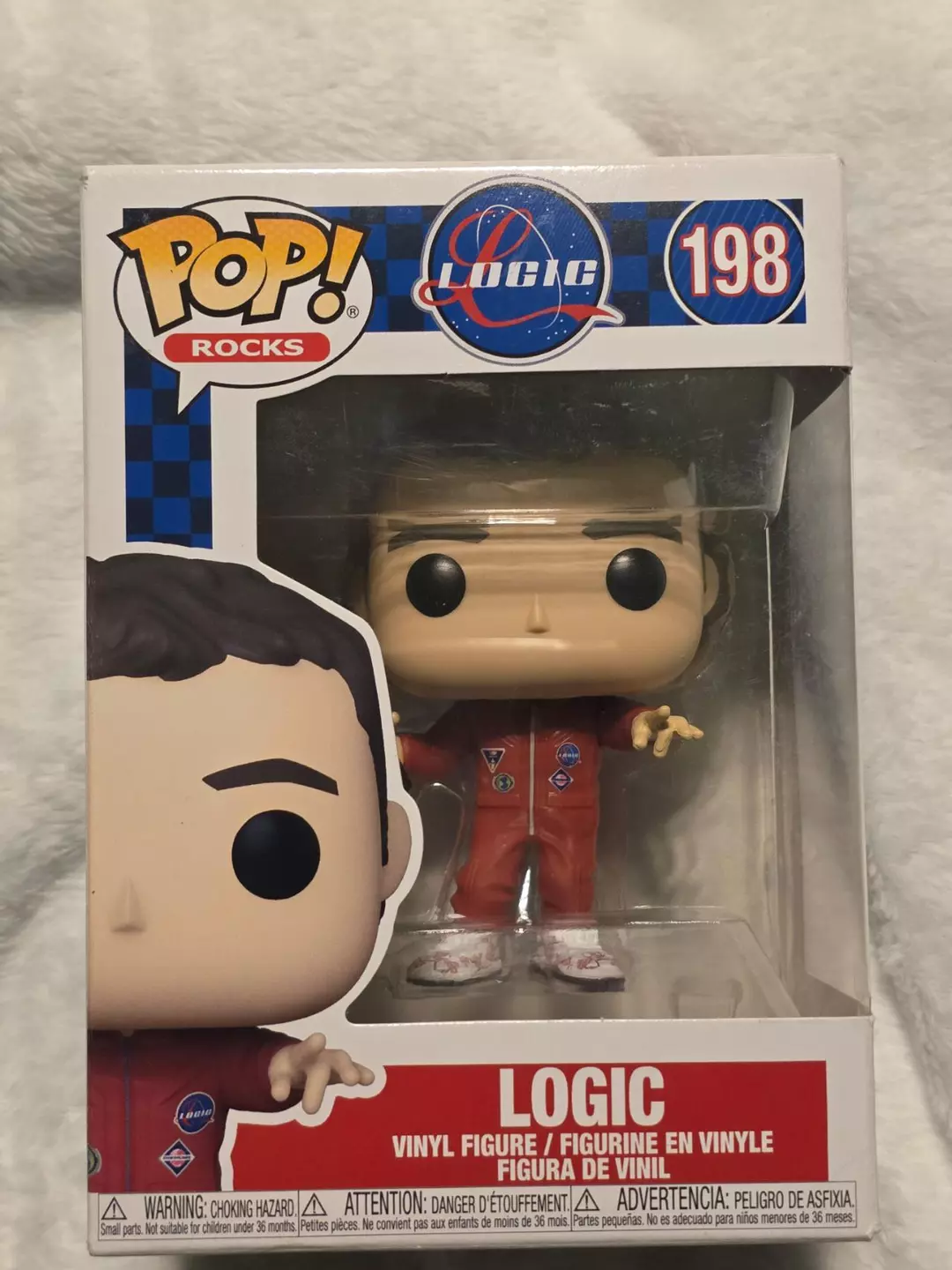 Funko Pop Rocks LOGIC #198 Vinyl Figure Musician Collectible thumbnail