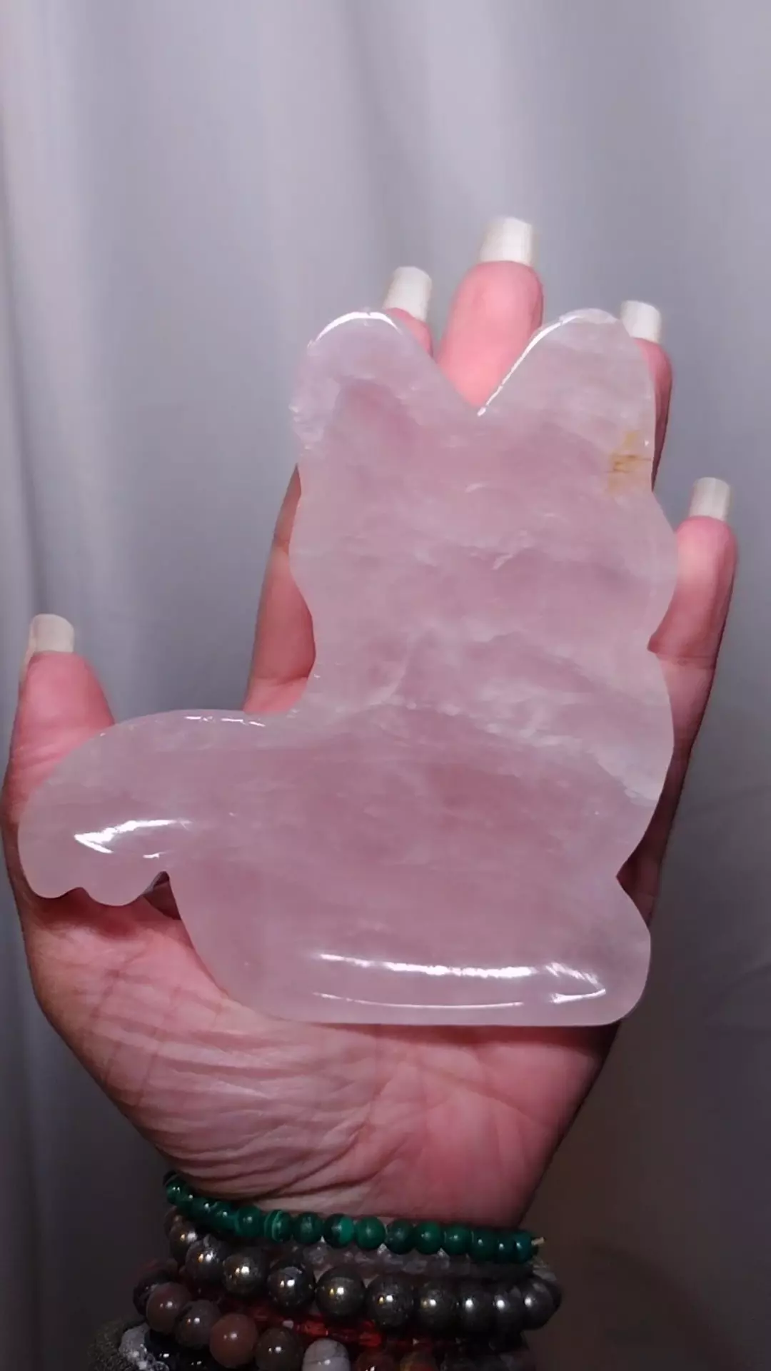 Rose Quartz Cat Bowl thumbnail