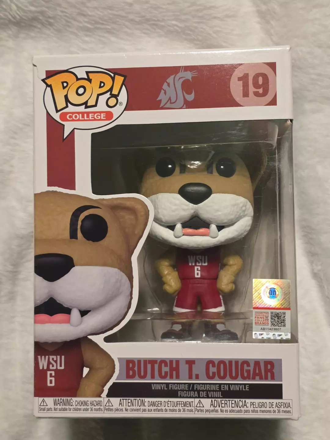 Funko Pop! Vinyl: College Mascots - Butch T. Cougar #19 thumbnail