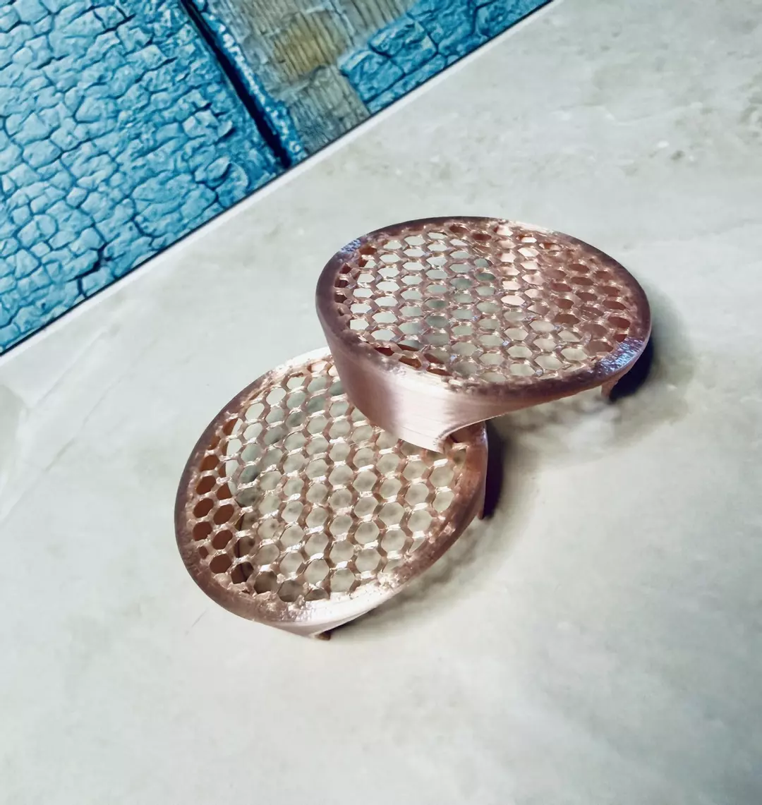 10 Corm Risers (with cup/lid) for Vapor/Puddle Method (Rose Gold) thumbnail