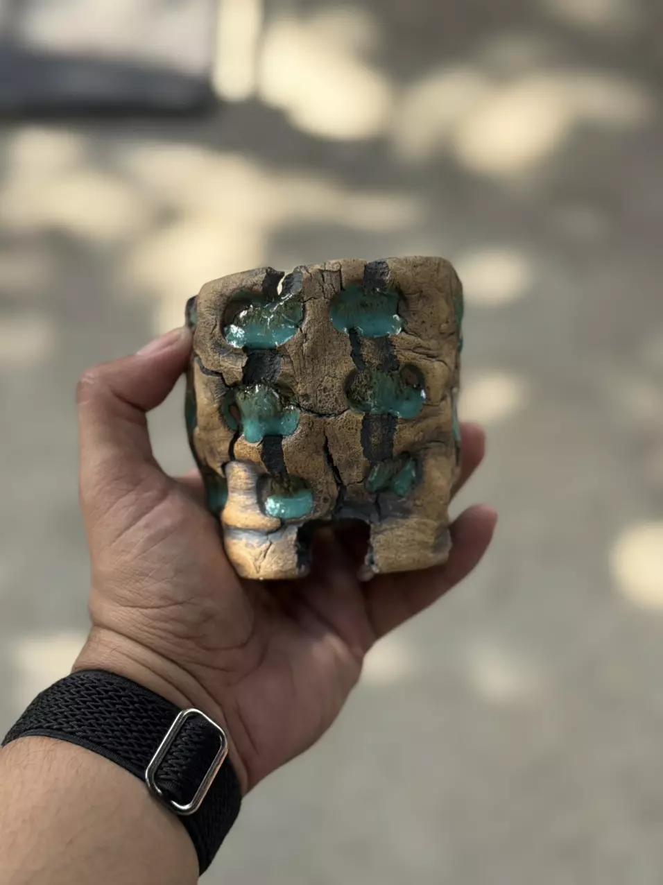 Jade eyes square footed 3.25x3.5H thumbnail